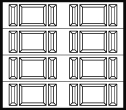 CHI Fiberglass Garage Door Model 2701