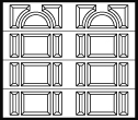 CHI Fiberglass Garage Door Model 2702