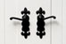 CHI Carriage House Garage Door Hardware Wrought Iron Handles