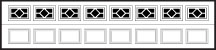 CHI Residential Garage Door Window Insert Waterton Short