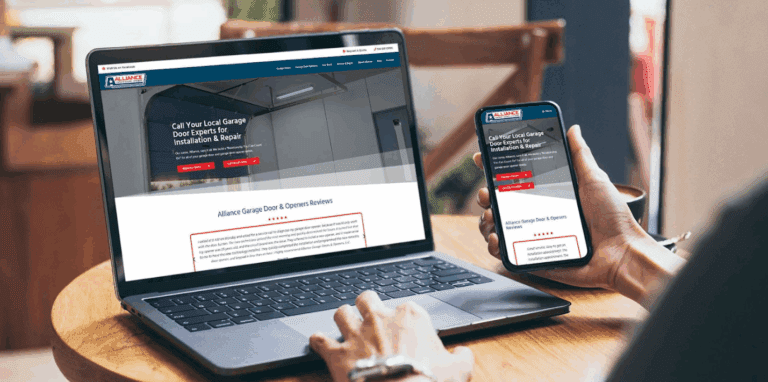 Garage Door Services Alliance New Site Laptop & Mobile