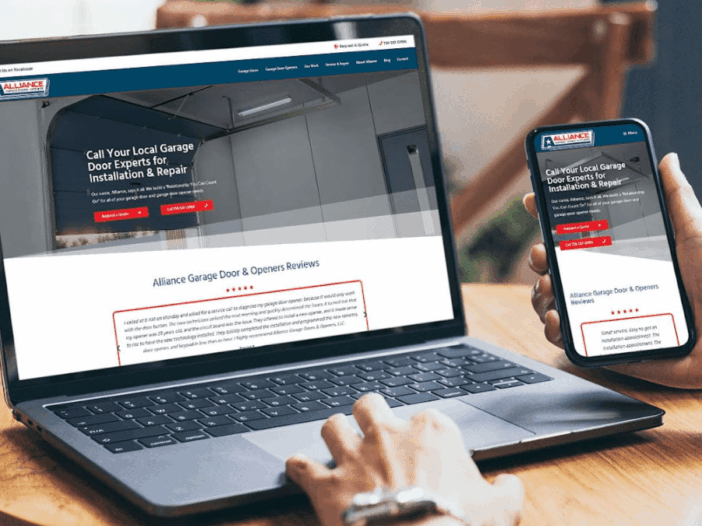 Garage Door Services Alliance New Site Laptop & Mobile
